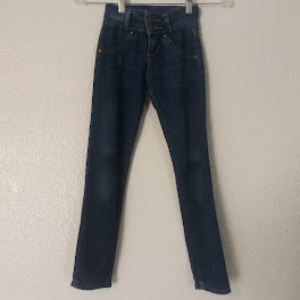 Jimenita girl's size 10 dark wash jeans
